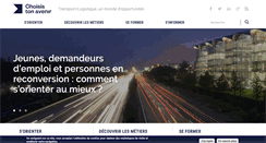 Desktop Screenshot of choisis-ton-avenir.com